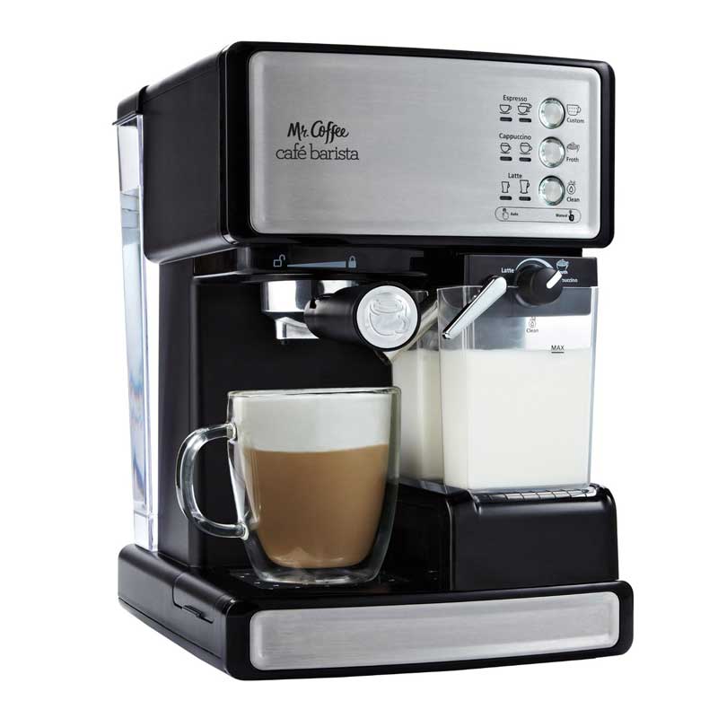 Mr. Coffee Café ECMP1000 Barista Premium Espresso And Cappuccino System