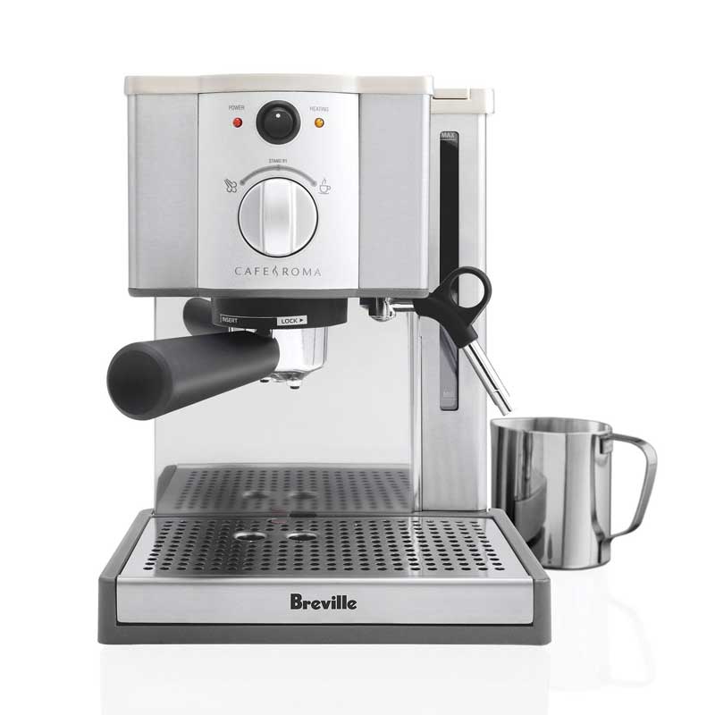The Breville Café ESP8XL Roma Stainless Espresso Maker
