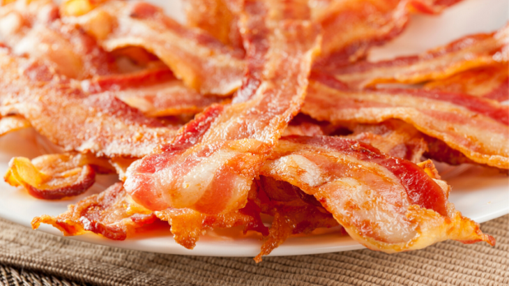 marinated bacon